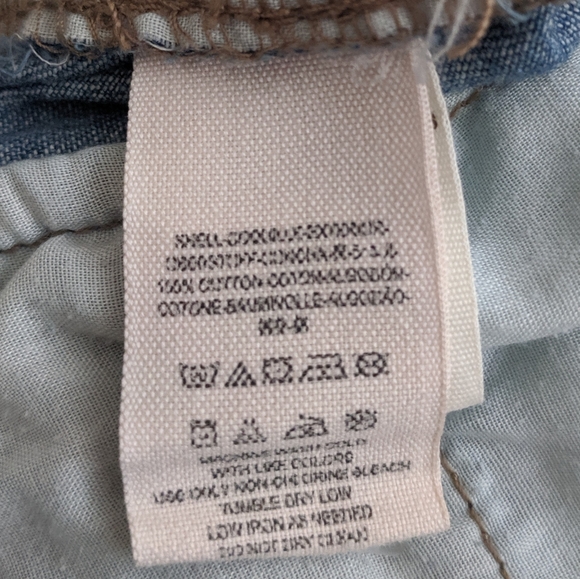 Free People Vintage Chambray Edie Trouser 27 - Picture 8 of 10